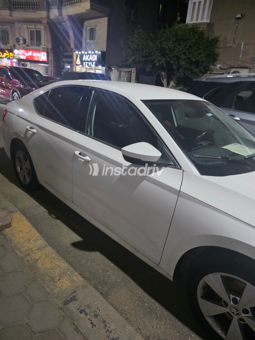 Skoda Octavia A8 2021 White Automatic Used for Sale in Heliopolis - 2