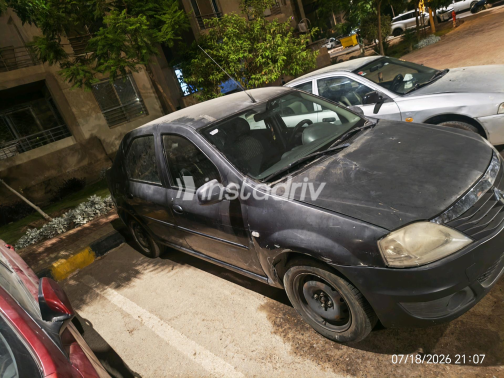 Renault Logan 2013 Dark Gray Manual Used for Sale in Giza - 10
