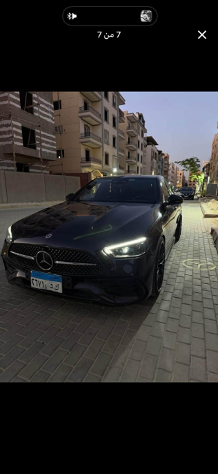 Mercedes C 180 2022 Gray Automatic Used for Sale in Giza
