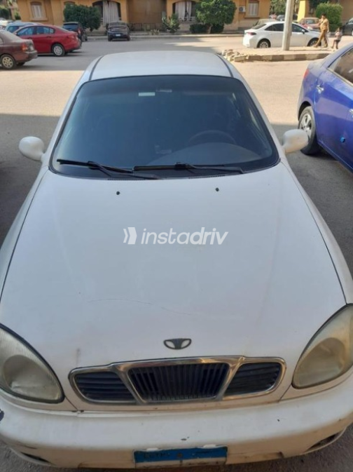 Daewoo Lanos 2 2000 White Automatic Used for Sale in Cairo - 1