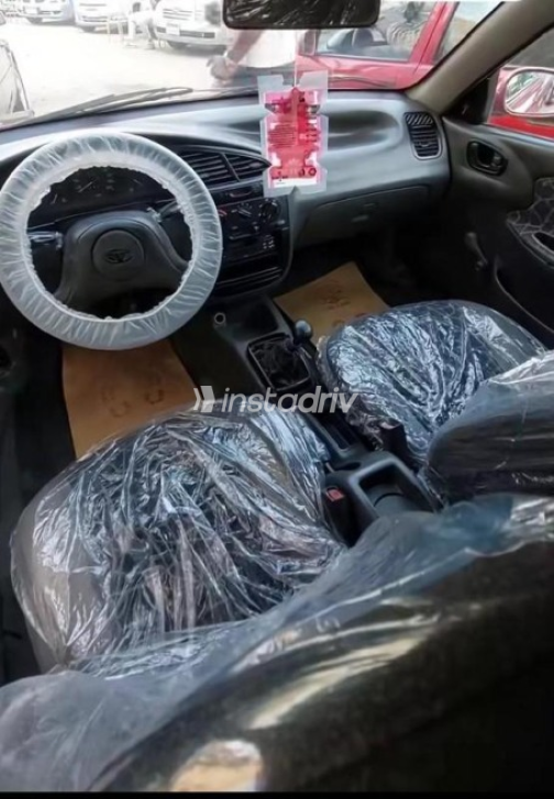 دايو لانوس 2008 أحمر غامق أوتوماتيك مستعملة للبيع في المنصورة - 4