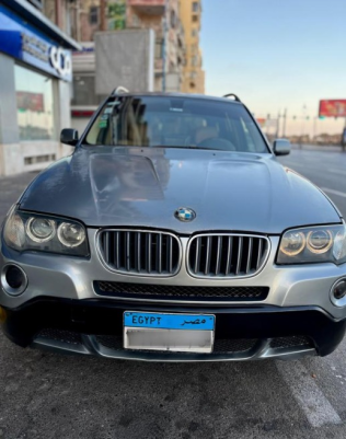 بي ام دبليو X3 2007 فضي أوتوماتيك مستعملة للبيع في الإسكندرية