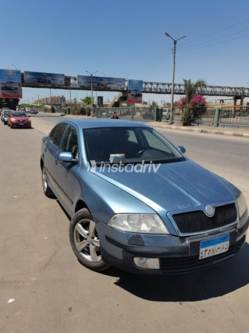 سكودا اوكتافيا A5 2007 سماوي أوتوماتيك مستعملة للبيع في المنيا‎ - 1