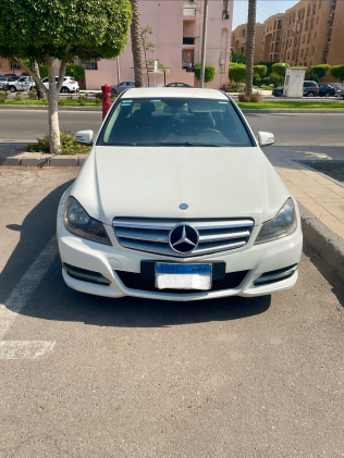 Mercedes C 180 2012 White Automatic Used for Sale in Cairo