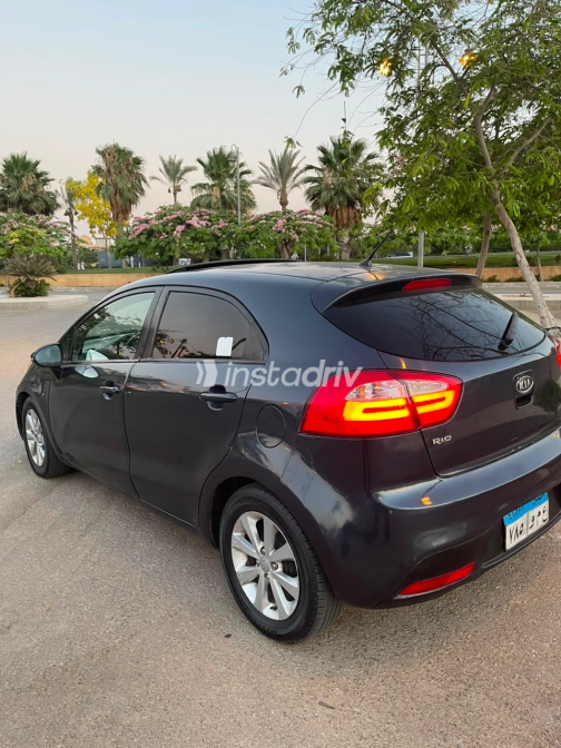 Kia Rio 2012 Dark Gray Automatic Used for Sale in Cairo - 2