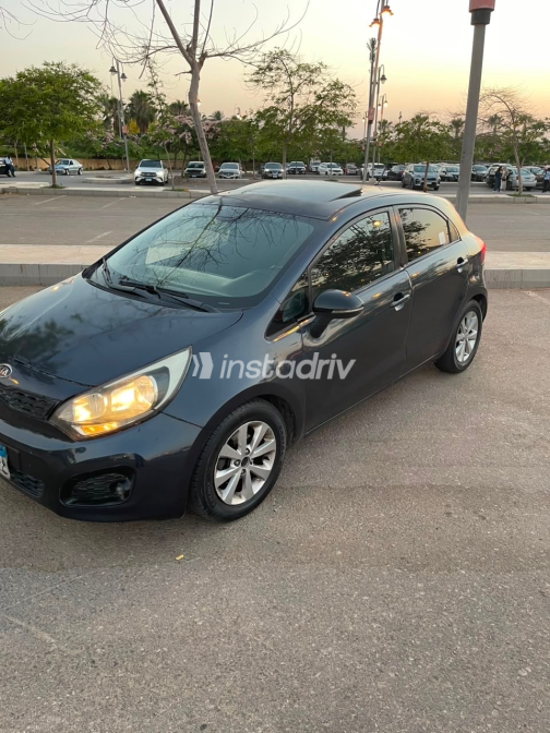 Kia Rio 2012 Dark Gray Automatic Used for Sale in Cairo - 3