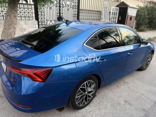 Skoda Octavia 2021 Dark Blue Automatic Used for Sale in Alexandria - 3