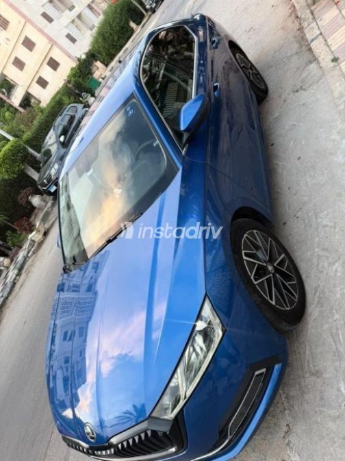 Skoda Octavia 2021 Dark Blue Automatic Used for Sale in Alexandria - 4