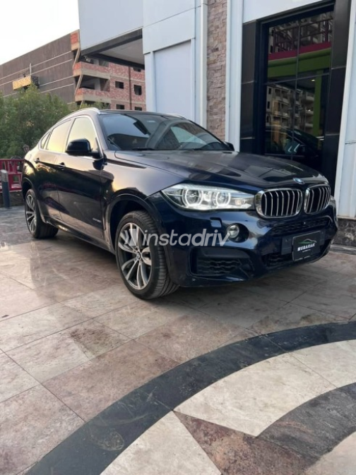 BMW X6 2018 Dark Blue Automatic Used for Sale in Nasr city - 1