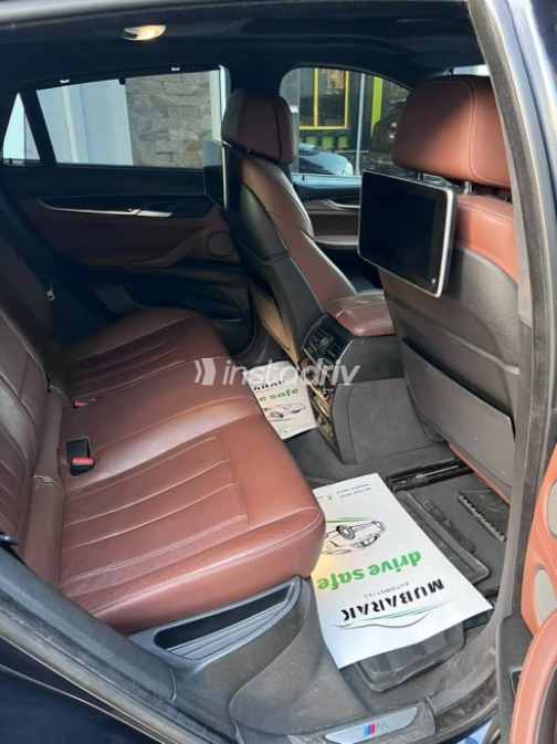 BMW X6 2018 Dark Blue Automatic Used for Sale in Nasr city - 3