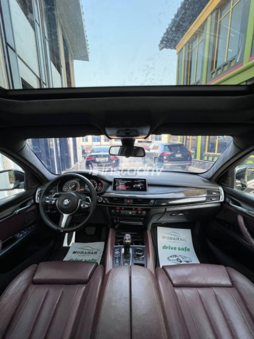 BMW X6 2018 Dark Blue Automatic Used for Sale in Nasr city - 8