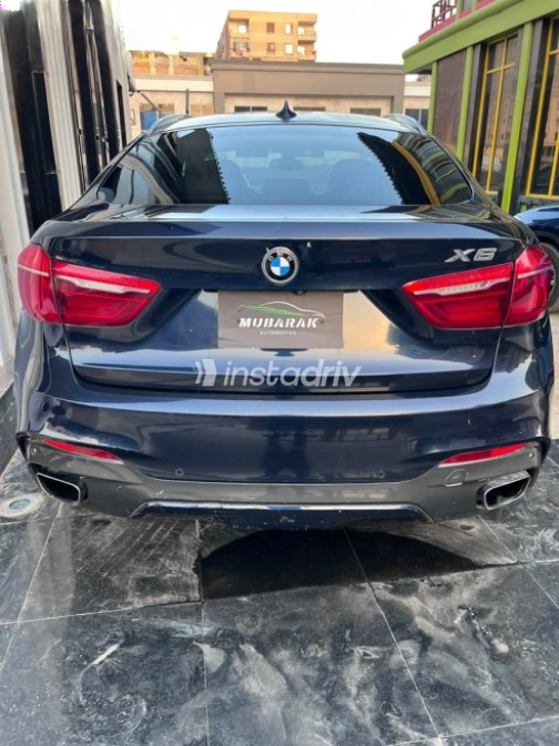 BMW X6 2018 Dark Blue Automatic Used for Sale in Nasr city - 9