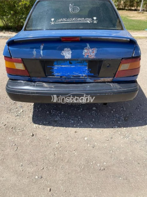 Hyundai Excel 1995 Dark Blue Manual Used for Sale in Giza - 4