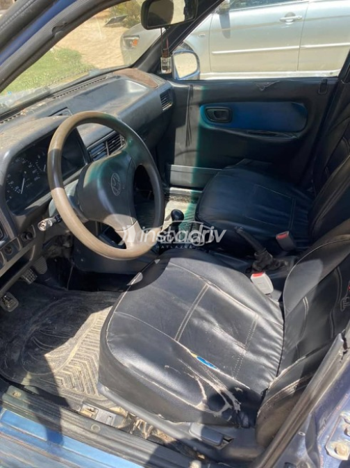 Hyundai Excel 1995 Dark Blue Manual Used for Sale in Giza - 8