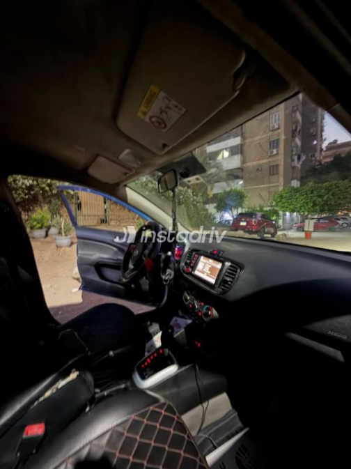 Kia Pegas 2020 Dark Blue Automatic Used for Sale in Nasr city - 6
