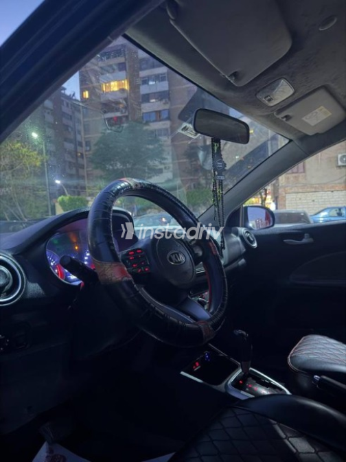Kia Pegas 2020 Dark Blue Automatic Used for Sale in Nasr city - 8