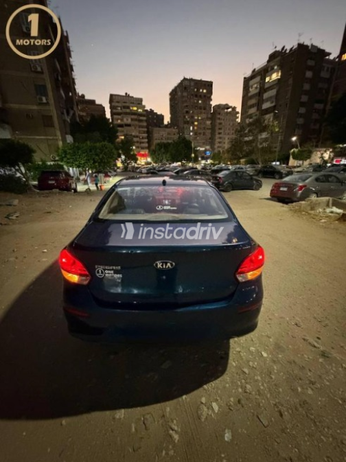 Kia Pegas 2020 Dark Blue Automatic Used for Sale in Nasr city - 9
