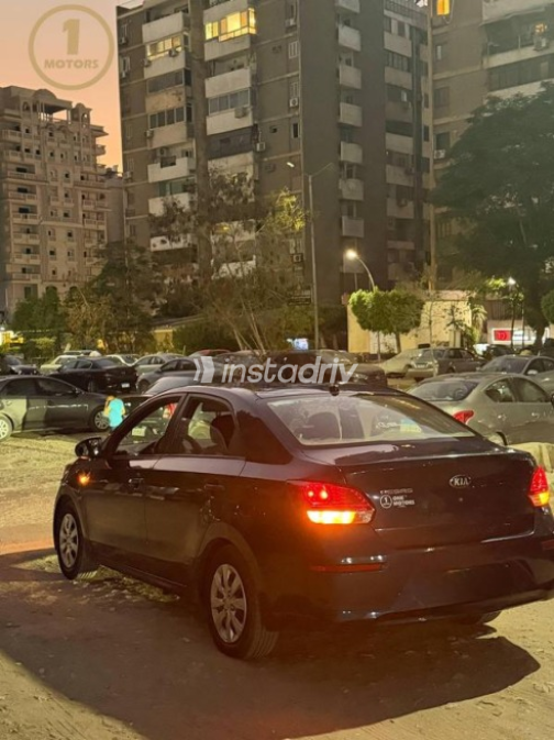 Kia Pegas 2020 Dark Blue Automatic Used for Sale in Nasr city - 10