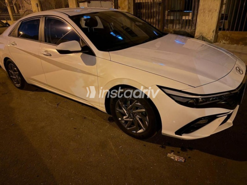 Hyundai Elantra CN7 2024 White Automatic Used for Sale in Obour City - 2