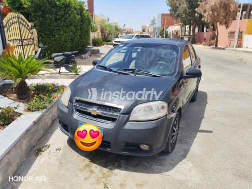 شيفروليه افيو 2013 أسود أوتوماتيك مستعملة للبيع في البحر الأحمر - 2