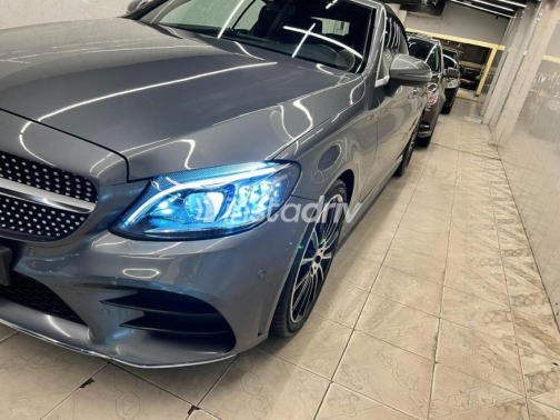 Mercedes C 200 2021 Gray Automatic Used for Sale in Heliopolis - 2