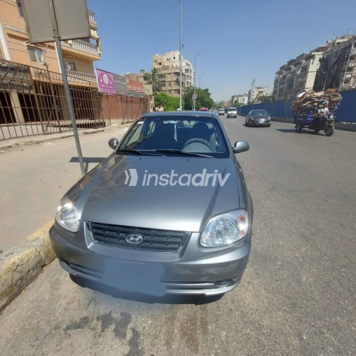 Hyundai Verna 2012 Gray Manual Used for Sale in Greater Cairo ( Cairo + Giza) - 1