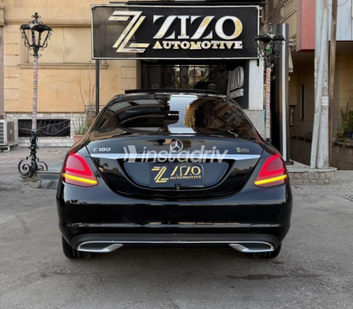 Mercedes C 180 2019 Black Automatic Used for Sale in Cairo - 2