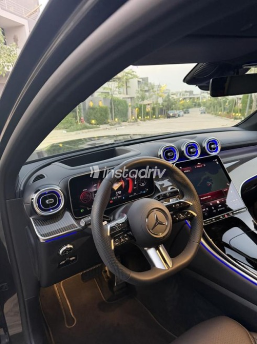 Mercedes GLC 300 2025 Gray Automatic Used for Sale in Sheikh Zayed City - 8