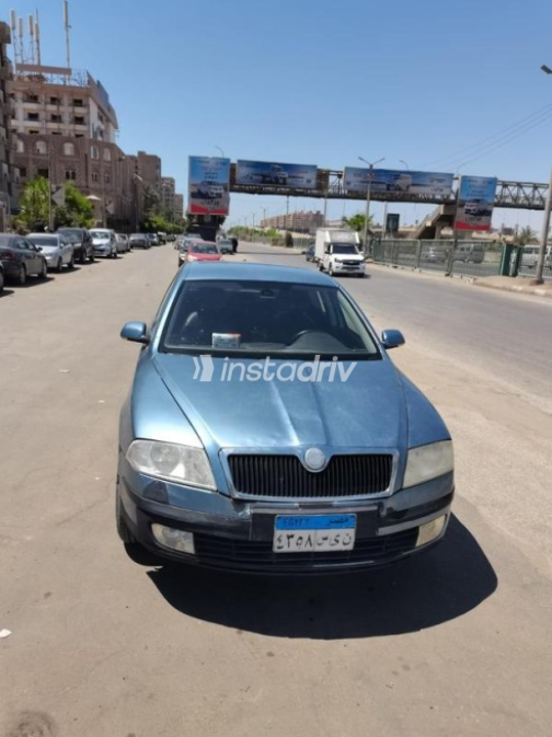 سكودا اوكتافيا A5 2007 سماوي أوتوماتيك مستعملة للبيع في المنيا‎ - 7