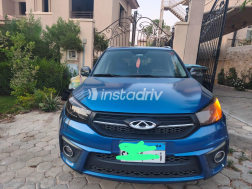Chery Tiggo 3 2022 Blue Automatic Used for Sale in Giza - 9