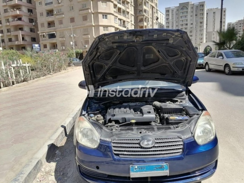 Hyundai Accent 2009 Blue Automatic Used for Sale in Nasr city - 6