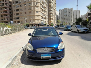 Hyundai Accent 2009 Blue Automatic Used for Sale in Nasr city