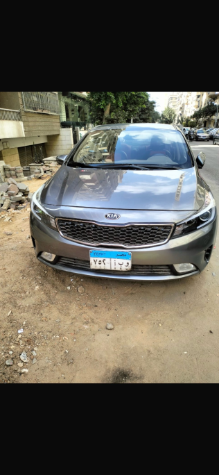 Kia Cerato 2018 Gray Automatic Used for Sale in Nasr city