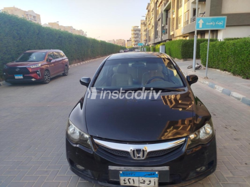 Honda Civic 2009 Black Automatic Used for Sale in Hadayek October - 2