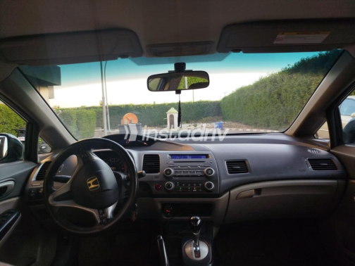 Honda Civic 2009 Black Automatic Used for Sale in Hadayek October - 4