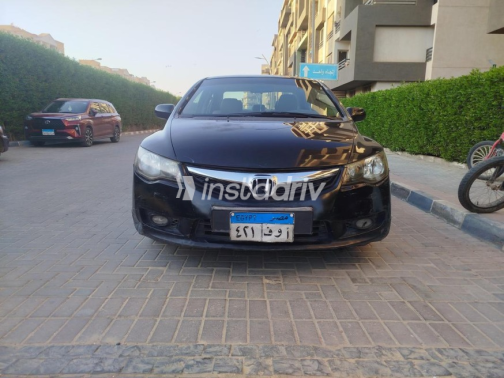 Honda Civic 2009 Black Automatic Used for Sale in Hadayek October - 10
