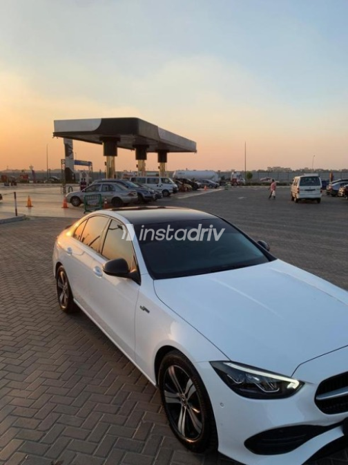 Mercedes C 180 2023 White Automatic Used for Sale in Obour City - 1