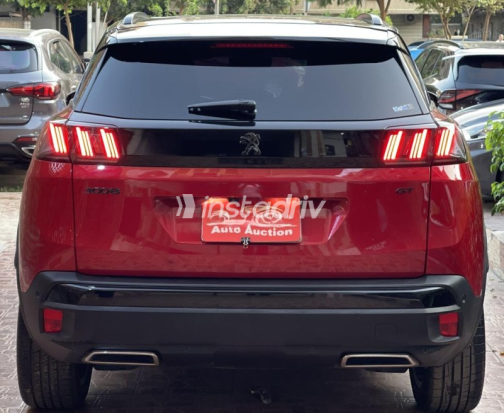 Peugeot 3008 2022 Red Automatic Used for Sale in Cairo - 2