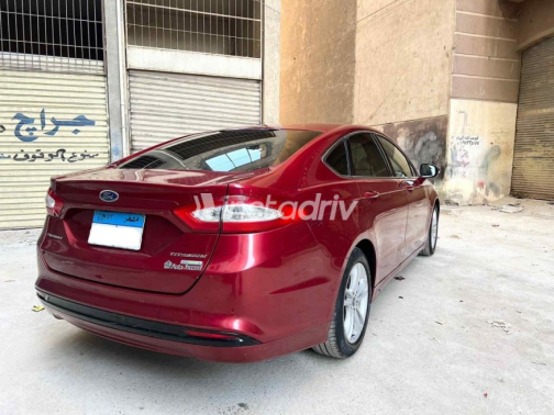 فورد فيوجن 2019 أحمر غامق أوتوماتيك مستعملة للبيع في دمنهور - 3