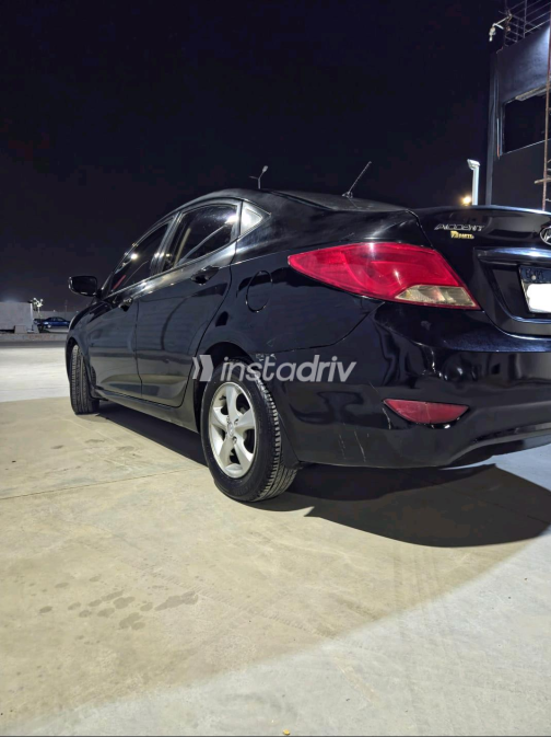 Hyundai Accent 2015 Black Automatic Used for Sale in Giza - 4