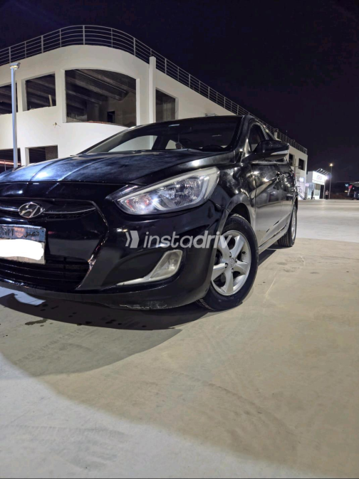 Hyundai Accent 2015 Black Automatic Used for Sale in Giza - 7
