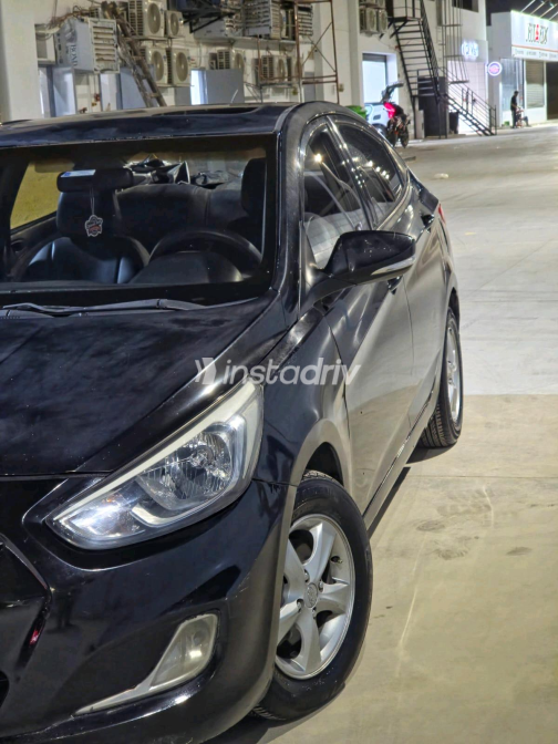 Hyundai Accent 2015 Black Automatic Used for Sale in Giza - 8