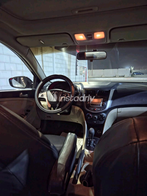 Hyundai Accent 2015 Black Automatic Used for Sale in Giza - 9
