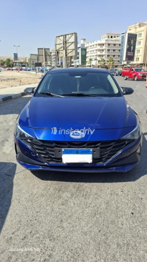 هيونداي إلنترا سى ان 7 2021 أزرق أوتوماتيك مستعملة للبيع في القاهرة - 1