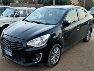 Mitsubishi Attrage 2015 Black Automatic Used for Sale in Heliopolis