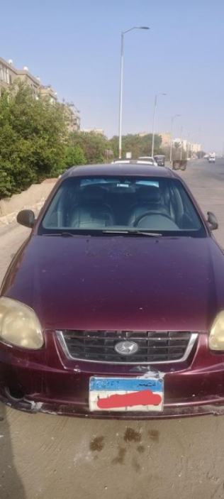 Hyundai Verna 2012 Dark Red Automatic Used for Sale in Cairo