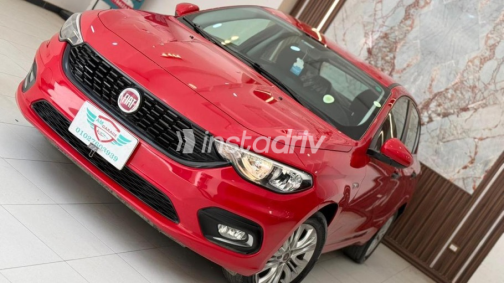 Fiat Tipo 2021 Dark Red Automatic Used for Sale in Cairo - 3