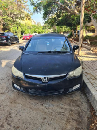 Honda Civic 2008 Black Automatic Used for Sale in 6 October