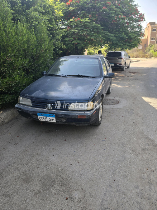 بيجو 405 1996 أزرق يدوي مستعملة للبيع في الجيزة - 3