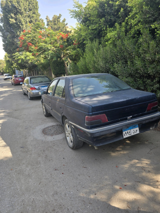 بيجو 405 1996 أزرق يدوي مستعملة للبيع في الجيزة